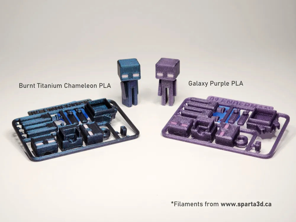 Minecraft Enderman Mini Şekil Seti/Anahtarlık