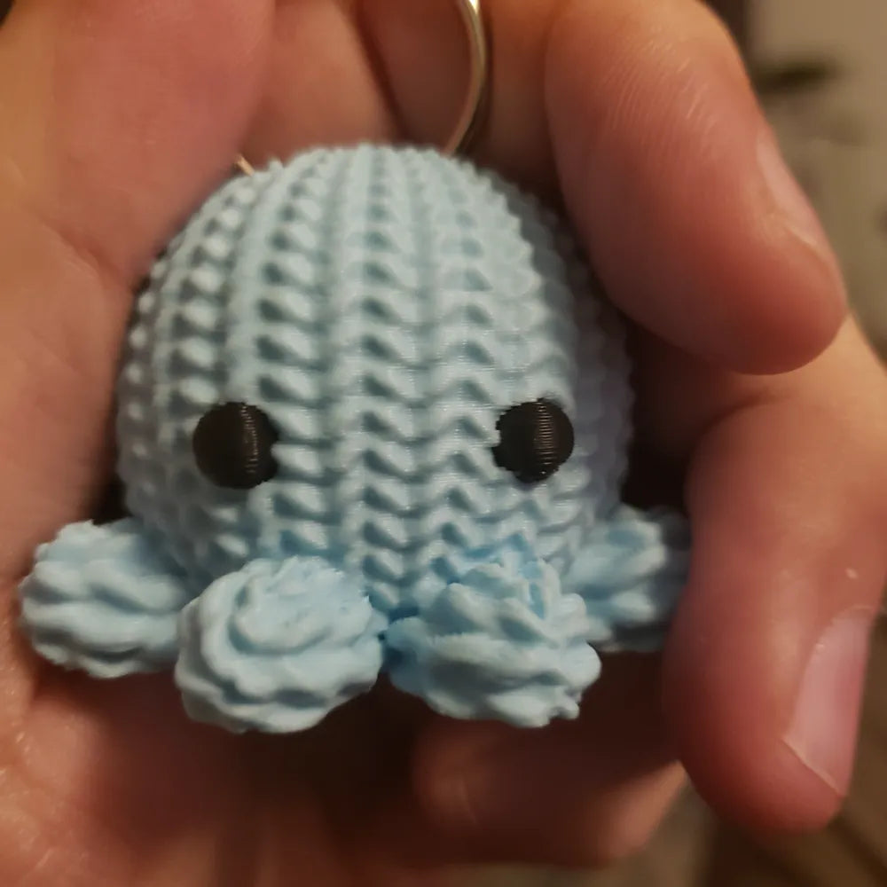 Ahtapot - Amigurumi Bebek Ahtapot Anahtarlık