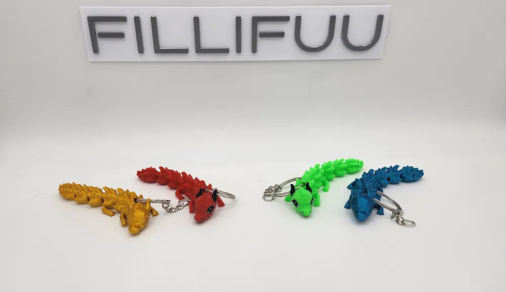 Flexi Sevimli Ejderha Anahtarlık