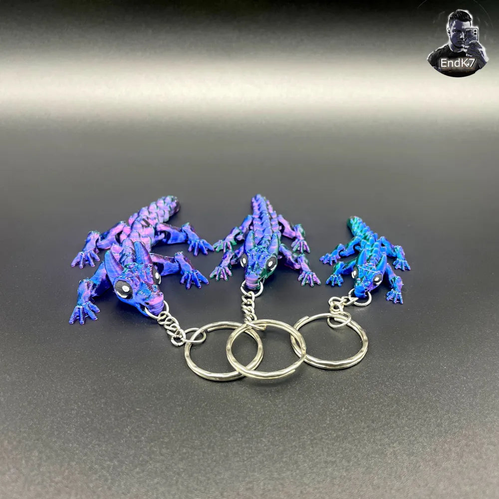 Baby Bull Dragon Anahtarlık - Flexi - Yerinde Baskı