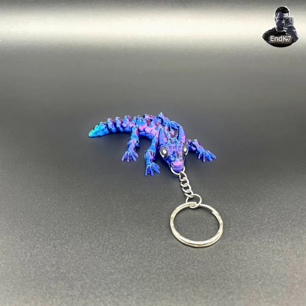 Baby Bull Dragon Anahtarlık - Flexi - Yerinde Baskı