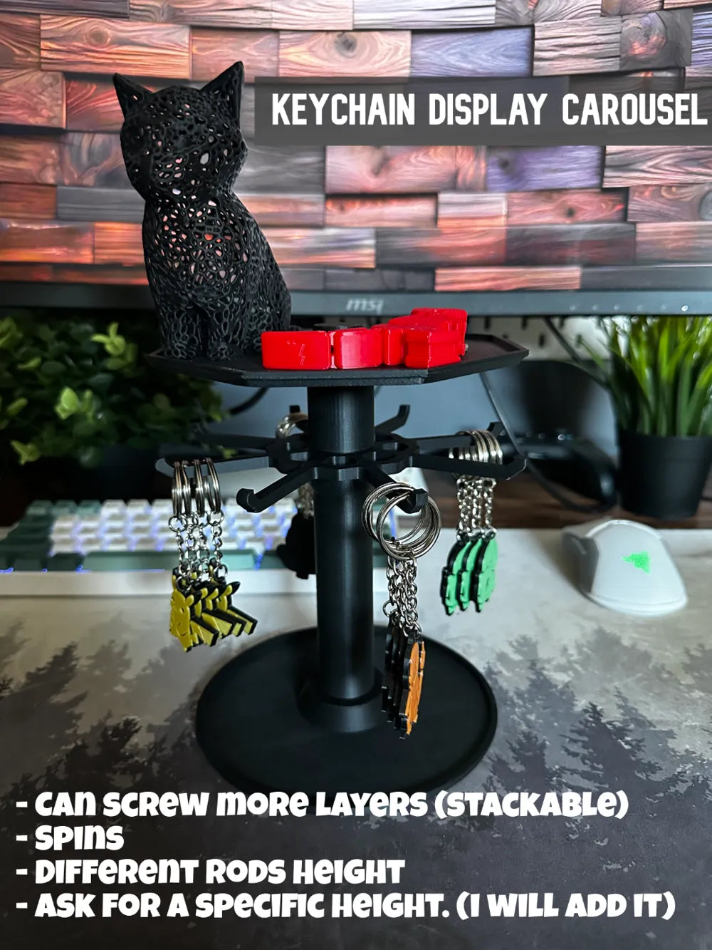 Anahtarlık Teşhir Atlıkarıncası