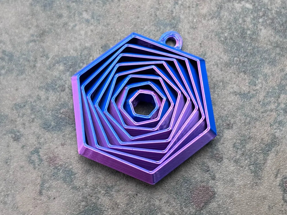 Anahtarlık Altıgen Fidget