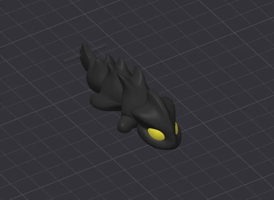 Mini Eklemli Ejderha (Mıknatıs/Anahtarlık)