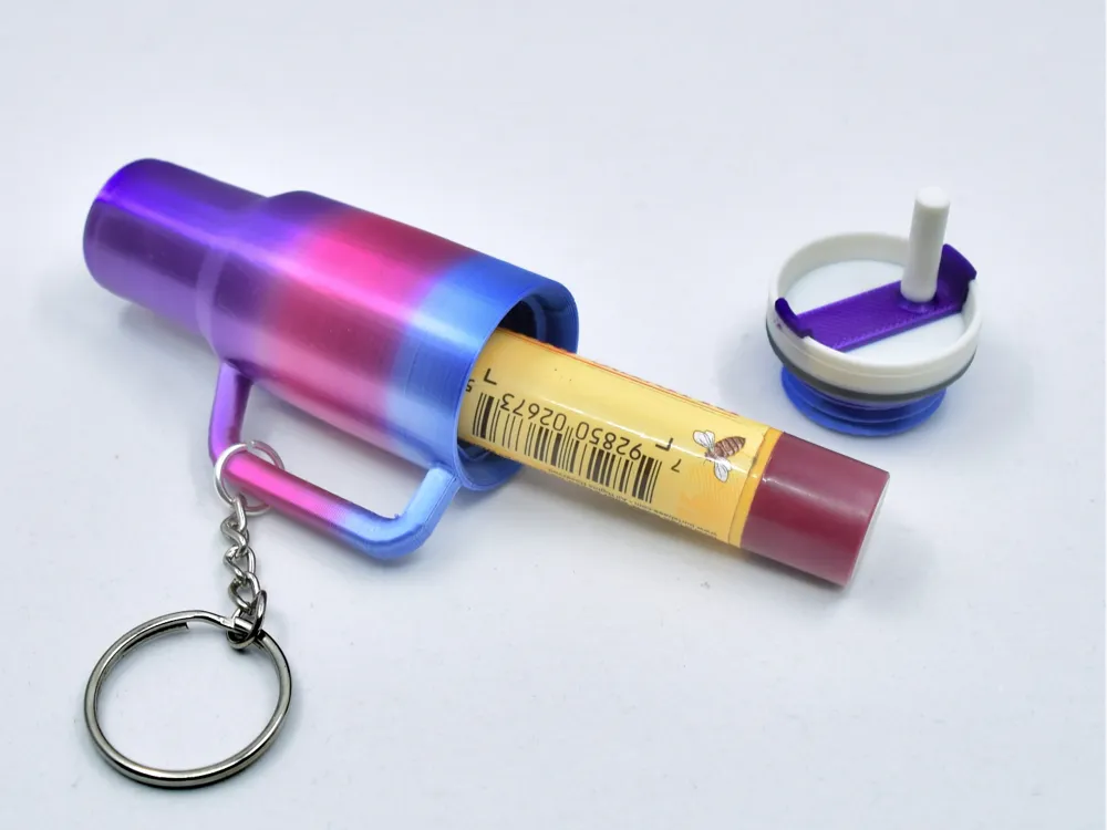 Stanley Kupası Chapstick Anahtarlık