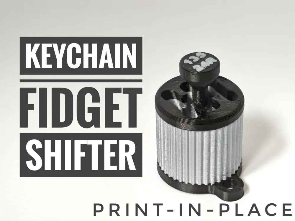 Fidget Shifter Anahtarlık - Yerinde Baskı