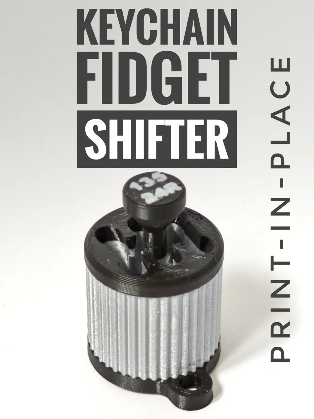 Fidget Shifter Anahtarlık - Yerinde Baskı