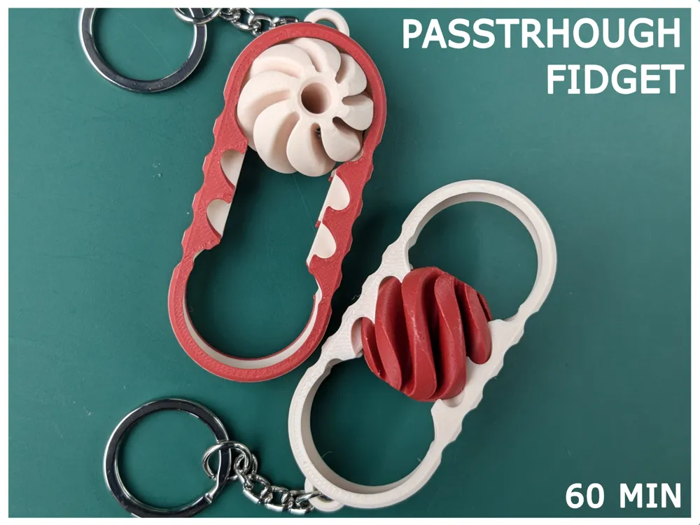 İmkansız Geçiş Anahtarlık Fidget'ı - 60 Dakika