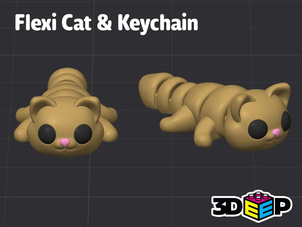 Flexi Kedi ve Anahtarlık - Destek Yok