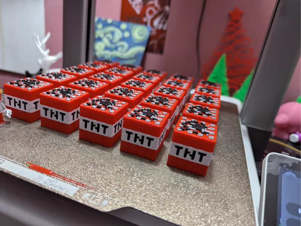 Anahtarlık TNT Minecraft (MINI)