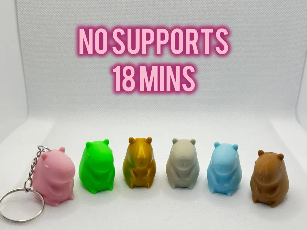 Sevimli mini kapibara