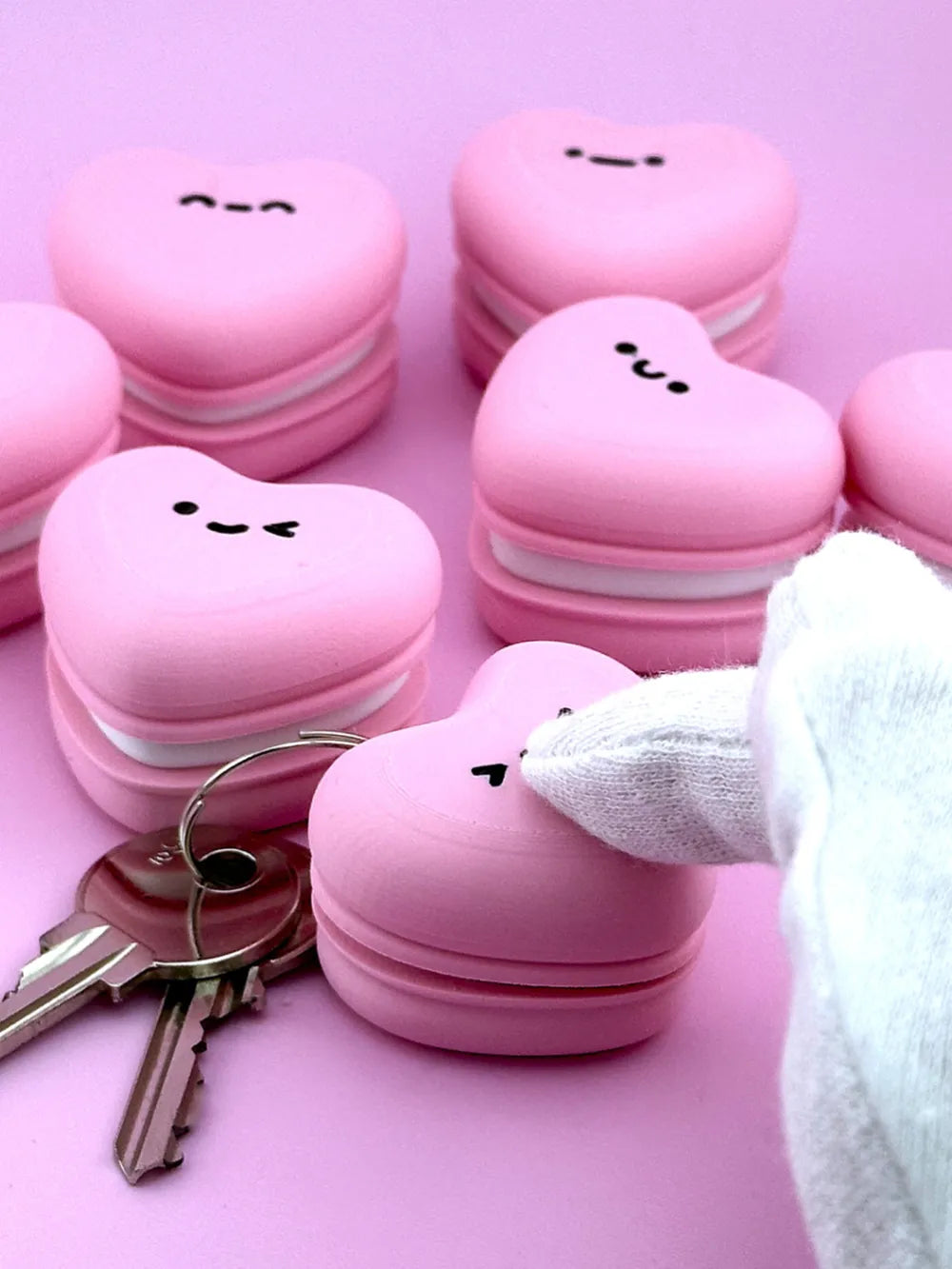 Clicky kalpli makarna anahtarlık