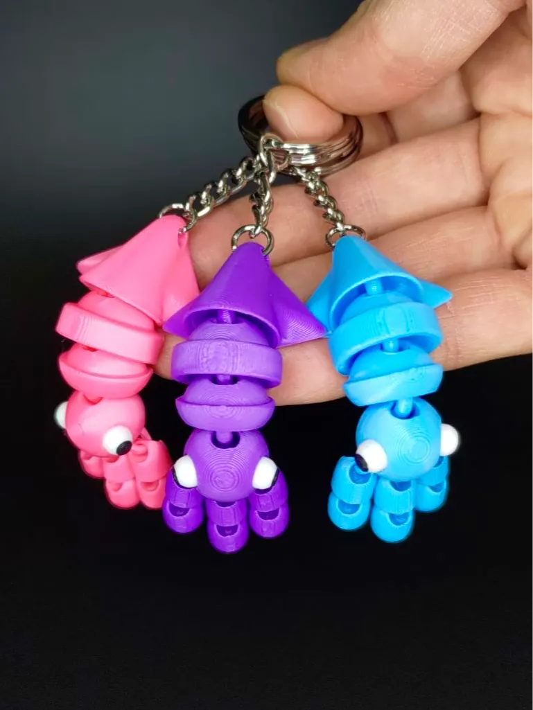 Flexi Sevimli Kalamar Anahtarlık