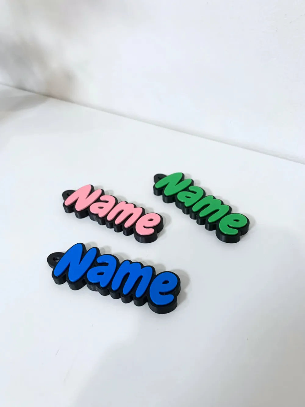 Özel Çok Renkli İsimli Anahtarlık