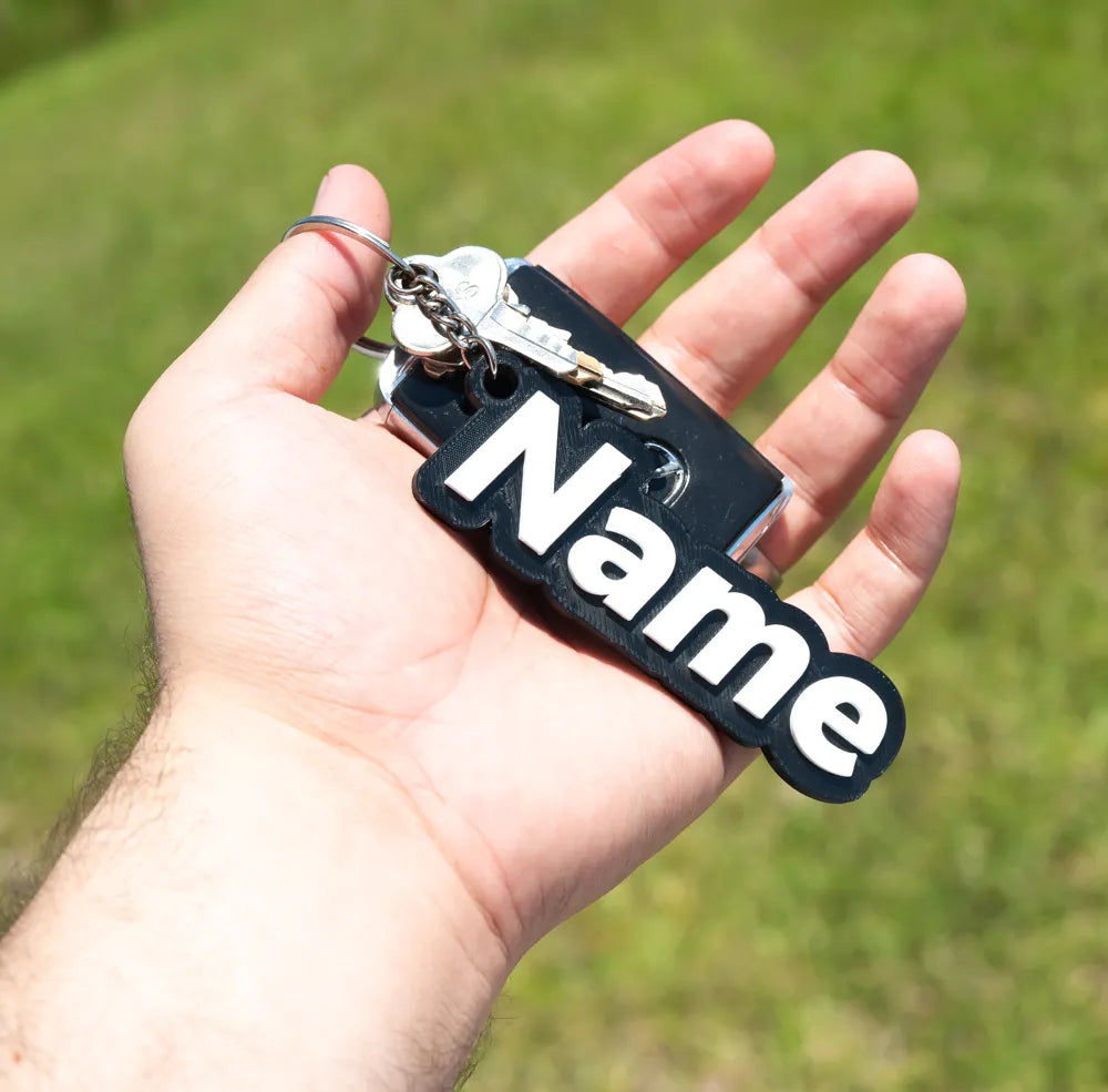 Parametrik Özelleştirilebilir İsim Anahtarlığı Oluşturucu