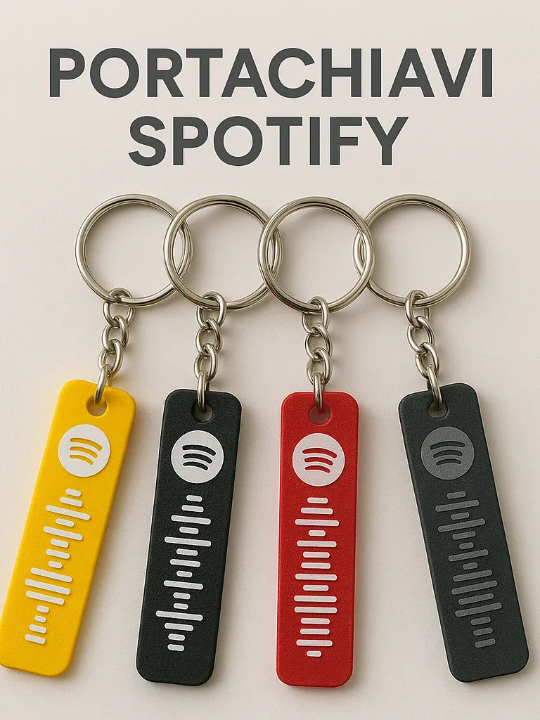Sevimli, özelleştirilebilir Spotify anahtarlık