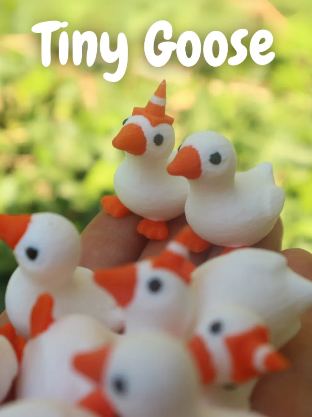 Sevimli Minik Kaz ve Anahtarlık Versiyonu