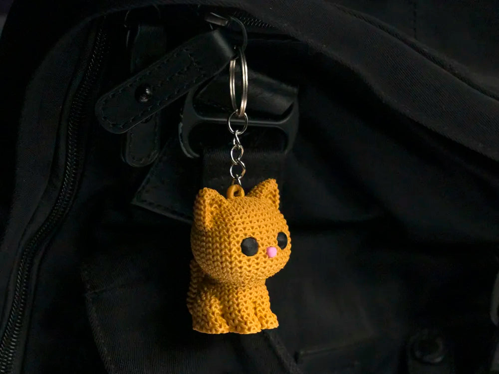 Örme Kitty Anahtarlık - AMS Yok