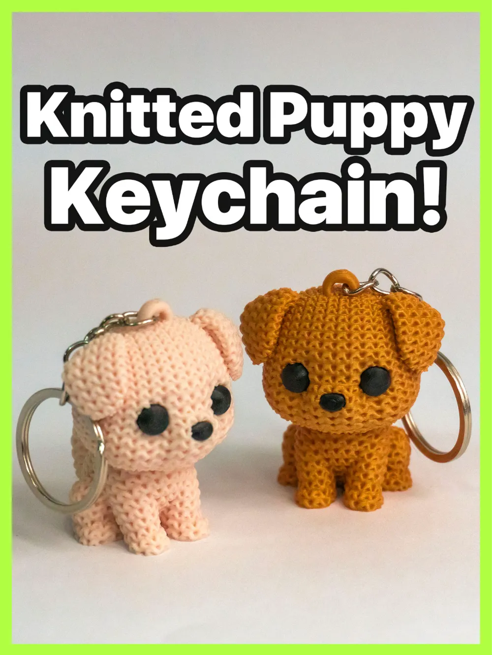 Örme Köpek Anahtarlığı - AMS Yok