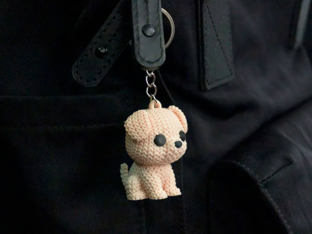 Örme Köpek Anahtarlığı - AMS Yok