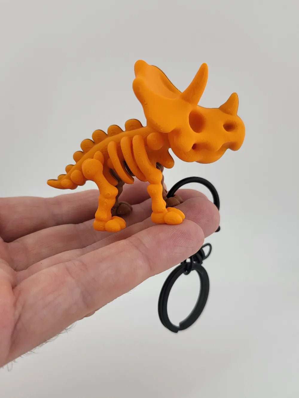 Kawaii Triceratops Anahtarlık Sevimli Dinozor anahtarı