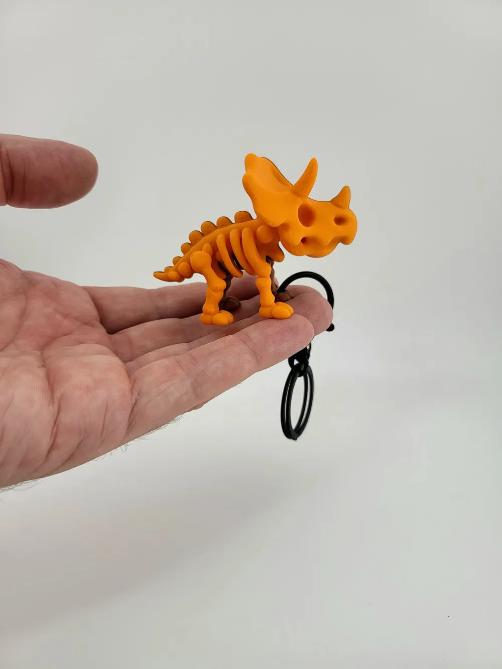 Kawaii Triceratops Anahtarlık Sevimli Dinozor anahtarı