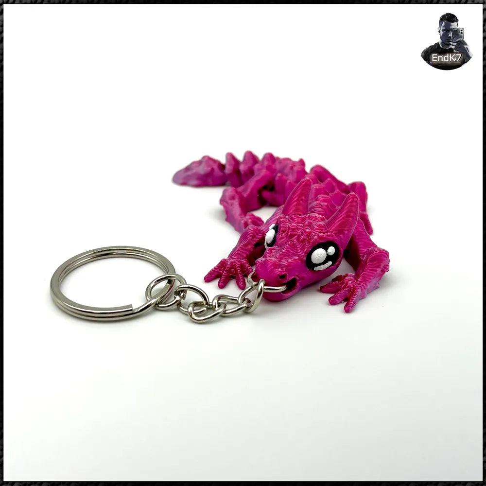 Baby Bull Dragon Anahtarlık - Flexi - Yerinde Baskı