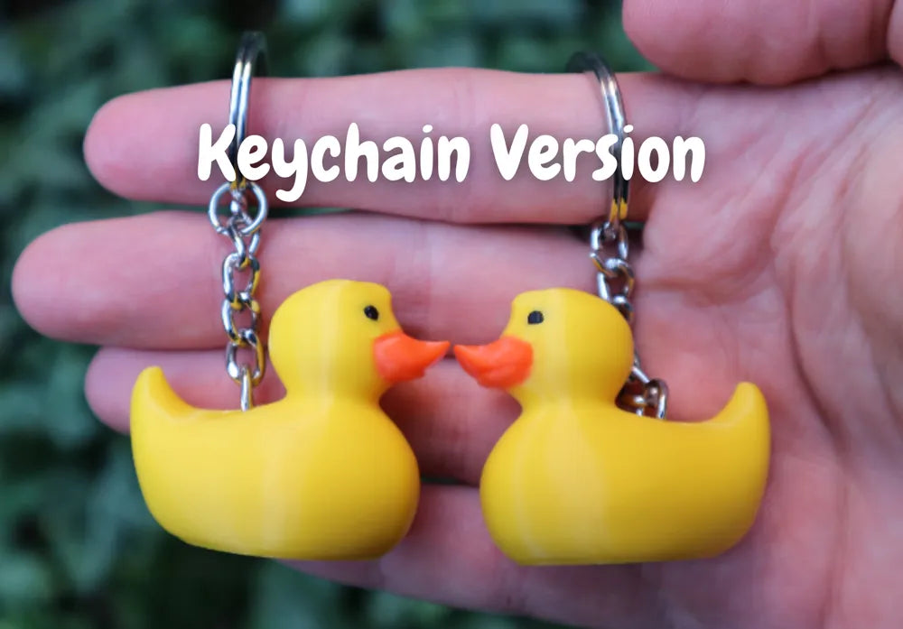 mini lastik ördekler ve Anahtarlık Versiyonu